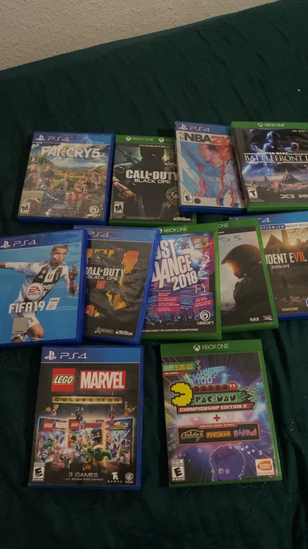 Bundle Of PS4 And Xbox One Games For Sale 