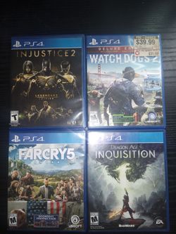 PS4 games 4 for 25