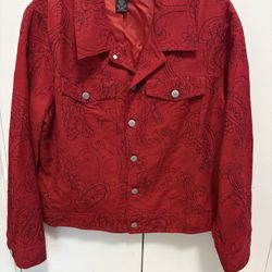 Ladies Silk Blend Abstract Floral New Jacket SZ PXL