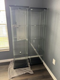 Glass Display Cases X4