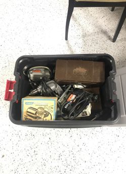 Box full of old tools