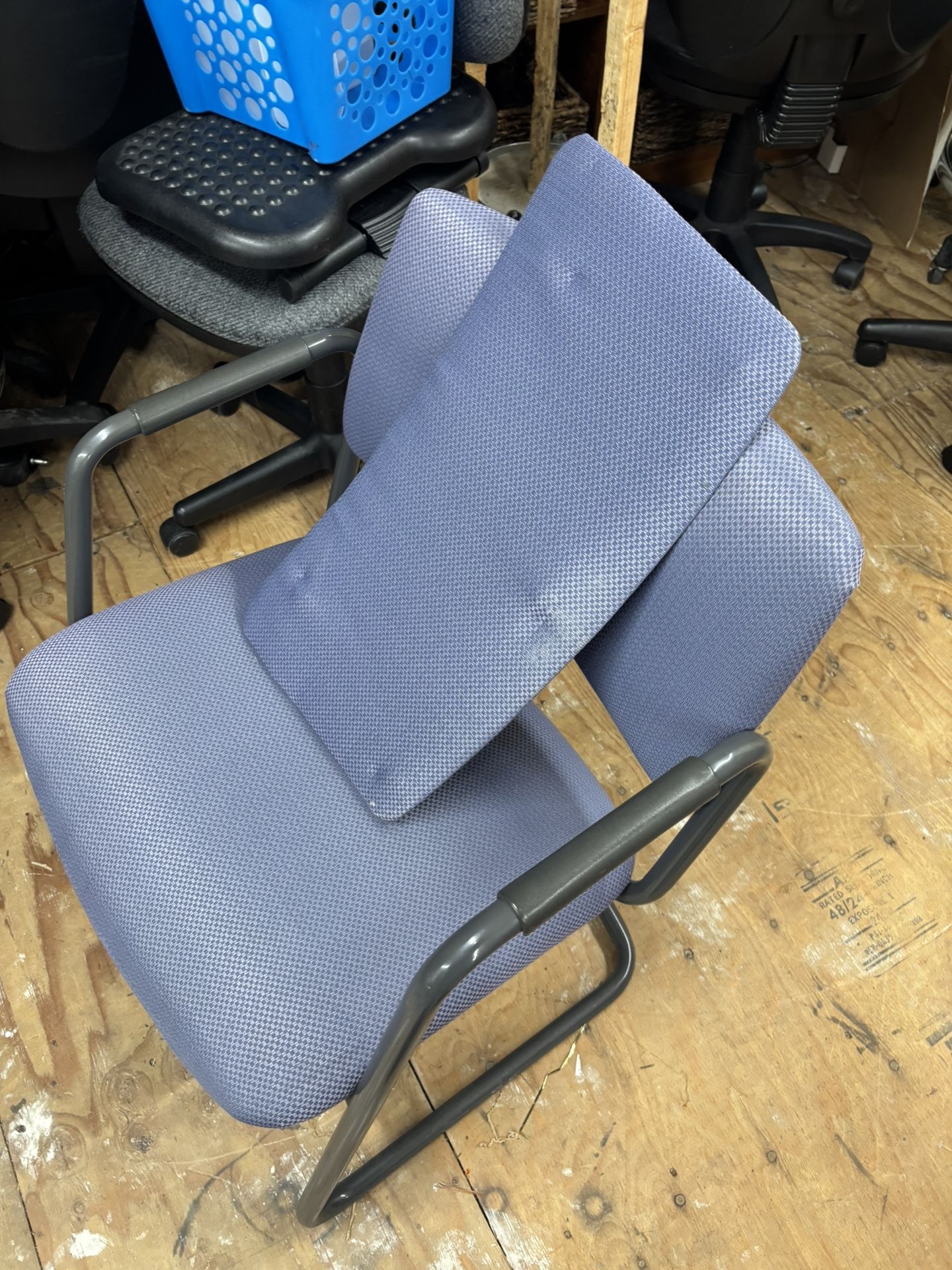 2 Blue Chairs