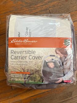 Eddie Bauer reversible car seat carrier cover