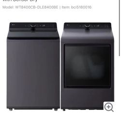 LG Electric Washer Dryer Set
