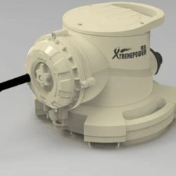 Automatic Swimming Pool Cover Pump, 115V, 1/2 HP, 1743GPH, With 3/4" Check Valve Adapter & 25' Cord, For Pool, Hot Tubs, Rooftops, Water Beds & More

