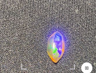 Natural Crystal Opal Cabochon - Marquise Cut with Vibrant Fire
