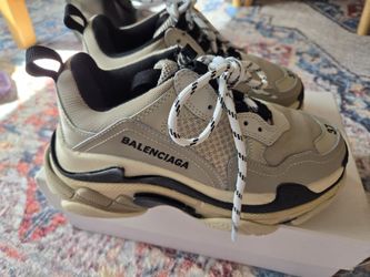 Size 7 (37) - Balenciaga Triple S Sneaker 2018 Beige Grey
