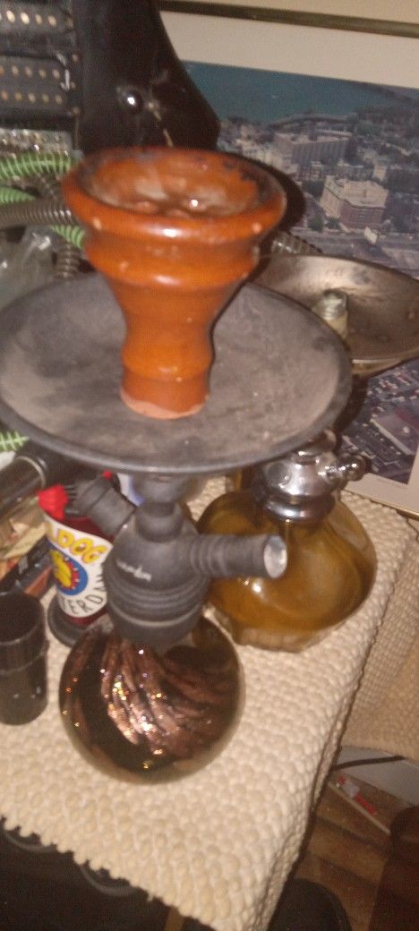 Lot Of 2 Heavy Duty Full-size Hooka Setups Deal