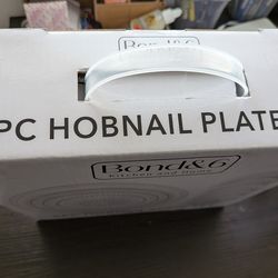 6 PCs hobnail plate set