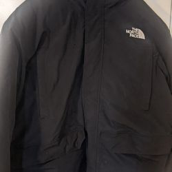 4XL North Face parka w/ built in fleece face mask 