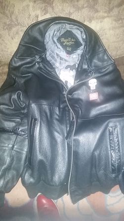 PUNISHER LEATHER JACKET LIKE BRAND NEW