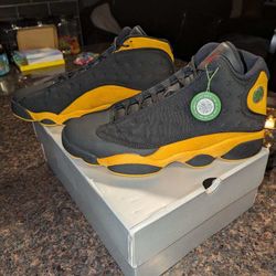Nike Air Jordan 13 Retro Black/Gold 414571-035 Sz 12 Carmelo Class Of 2002 B Gr.