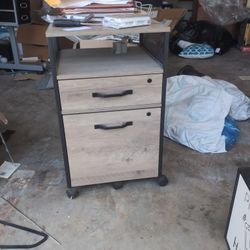 Filing Cabinet With Casters