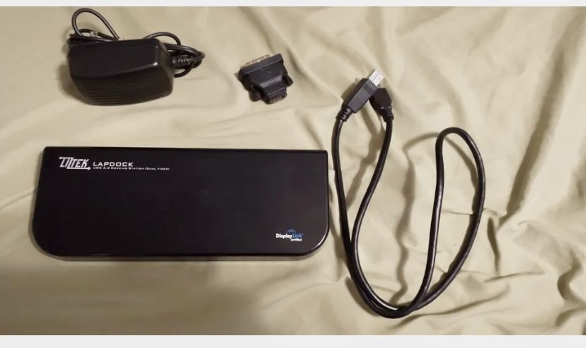 Liztek UD3800 USB 3.0  Docking Station Dual Monitor, HDMI, DVI