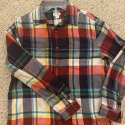 Gymboree flannel Christmas shirt for Boys 