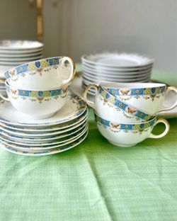 Antique Limoges France Butterfly 37pc Dish Set UC UNC24 Final Local Call
