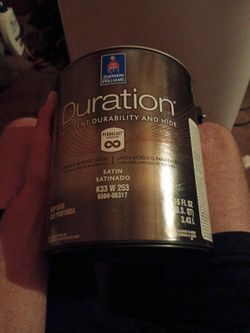 Sherwin Williams. Duration Durability And Hide Satin  Exterior Latex 