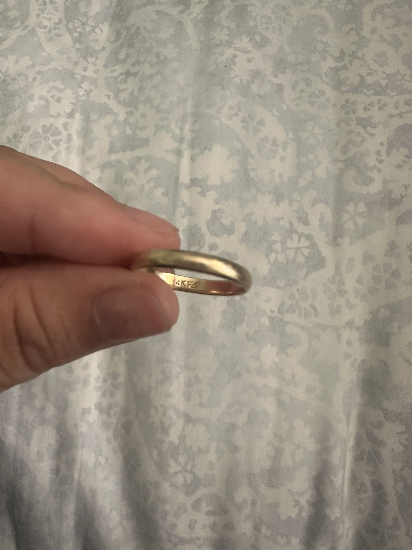 Yellow Gold Wedding Band -Women