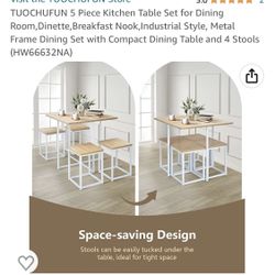 5 Piece Kitchen Table Set