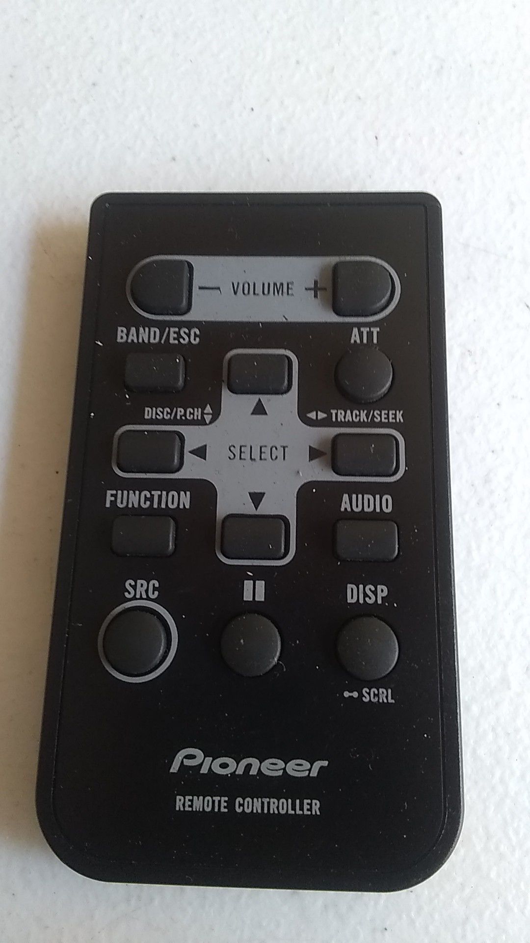 Pioneer QXA3303 Remote Control for Car Radio Receiver CD Player