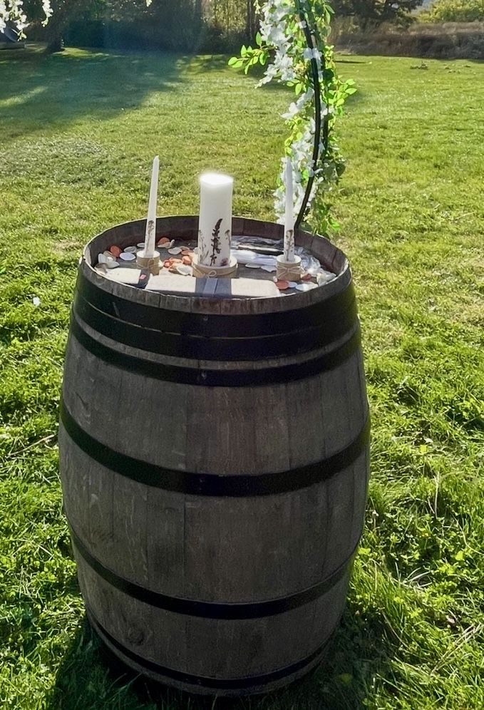 Wine Barrel Decoration Wedding