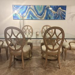 Bernhardt Furniture Rendition Collection  6 Chairs Dining Set