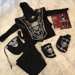 Boys skull ninja costume
