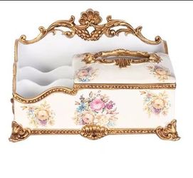 Porcelain letter Holder/ Desk Organizer 💐