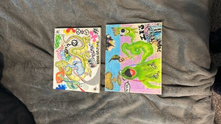 Dyl 8x10 canvas artwork mixed mediums