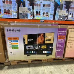 75” Samsung smart 4k led uhd tv 