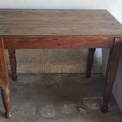 Antique Wood Table. READ WHOLE POST