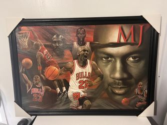 Michael Jordan Bulls Art Poster