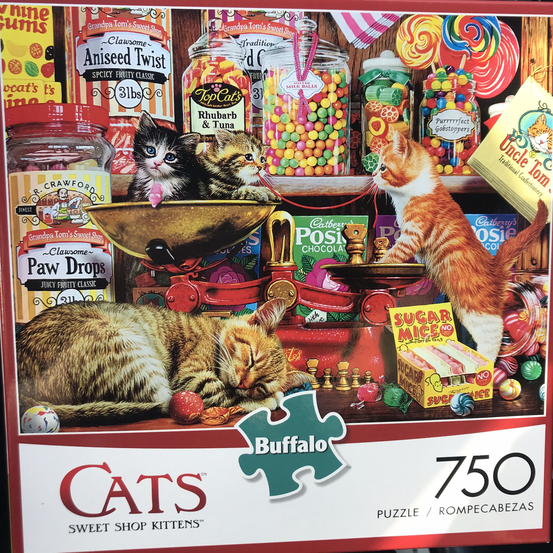 NEW!!!! 750 Piece Puzzle 🧩 SWEET SHOP KITTENS