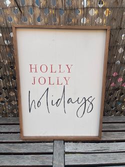 Christmas holiday wall decor