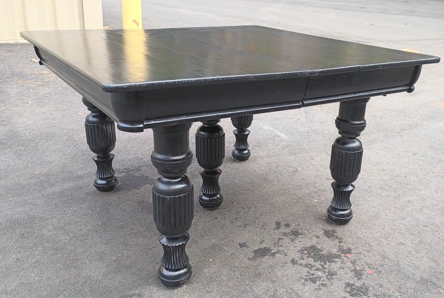 48" X 48" 28" Dining Table With 5 Chunky Legs 