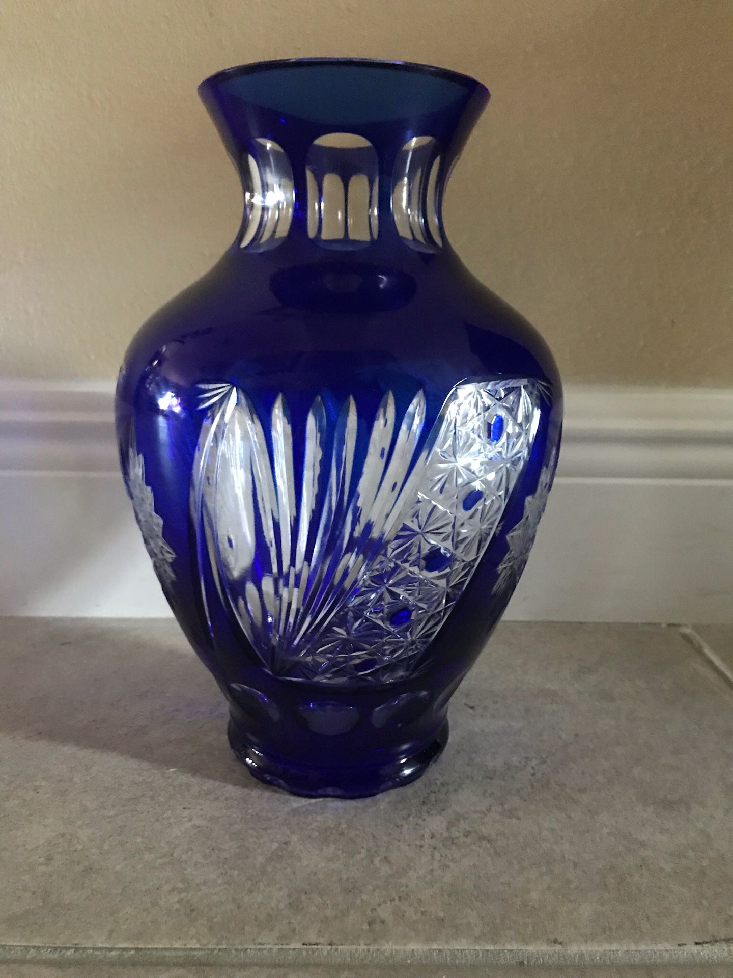 Antique Cobalt Vase