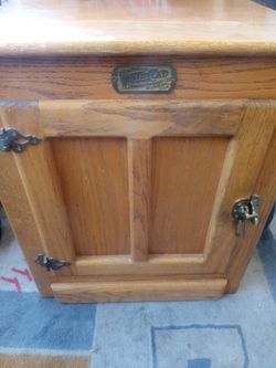White clad nightstand