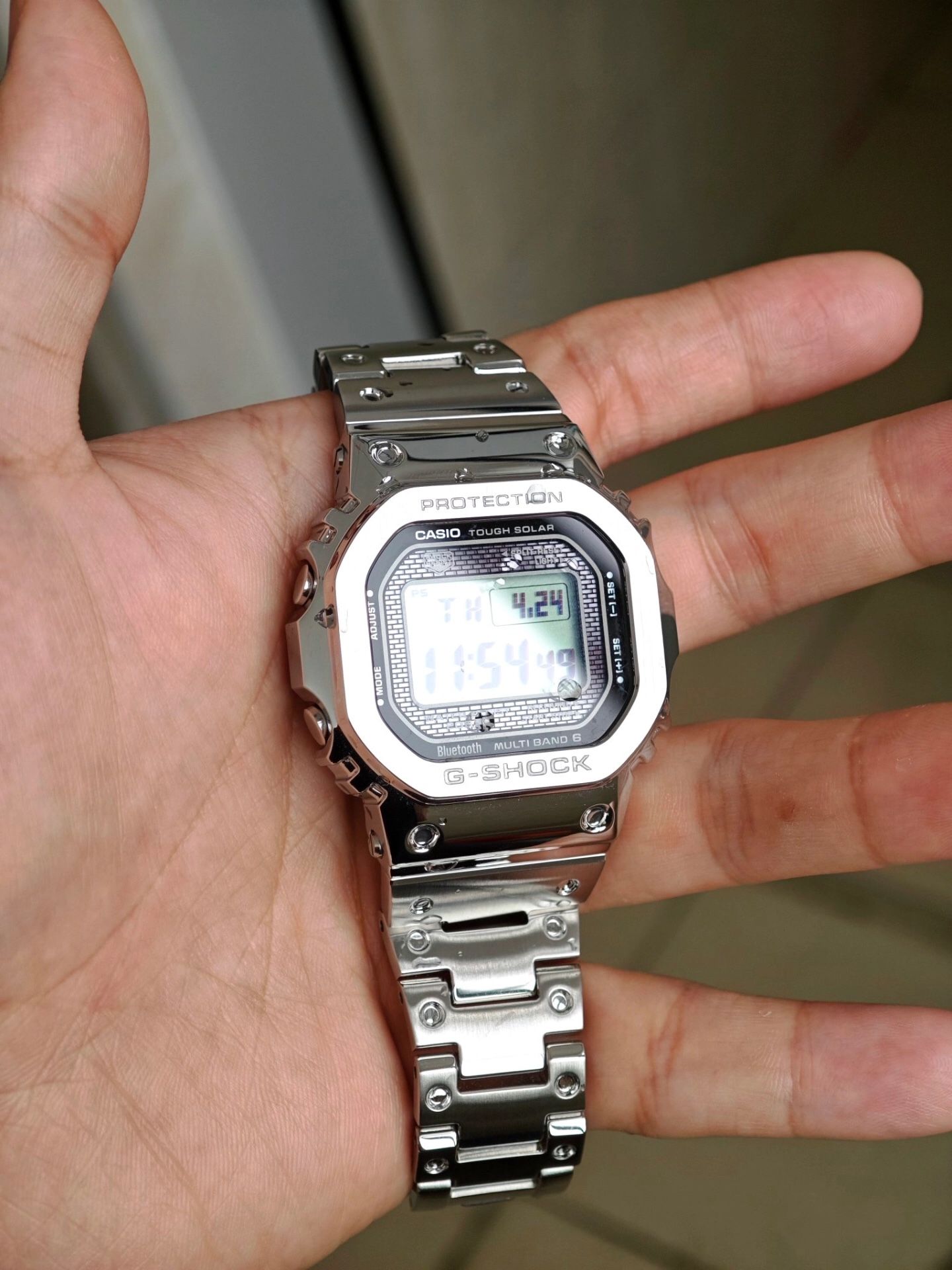 Casio GWM-B5000GD Silver Functional Watch