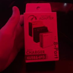 8 Port Fast Charging Wall Port