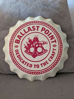 Vintage Ballast Point Bottle Cap Wall Decor