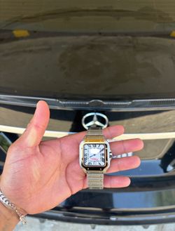 Stainless steel men’s Watch santos
