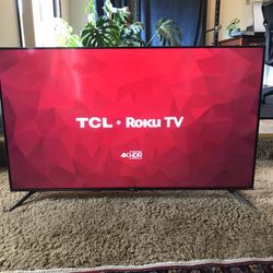 50” TCL 4K Roku TV