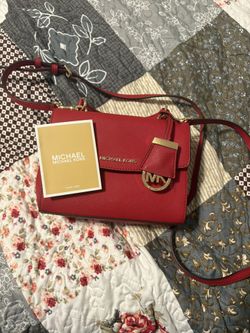 Michael Kors Ava Saffiano Leather Crossbody Bag