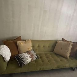 Green Velvet Sofa OBO