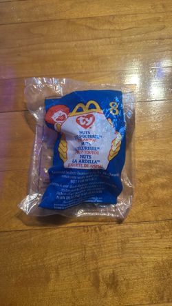 New McDonald’s Ty Nuts The Squirrel 1999 $10