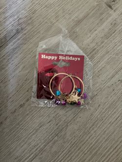 Holiday earrings / aretes festivos