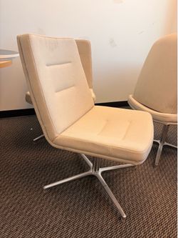 Off-White Modern Chair