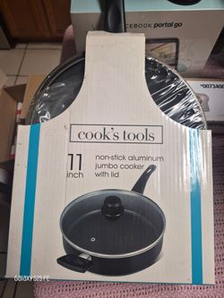 Cook's Tools 11" Non-Stick Aluminum Jumbo Cooker w/Lid