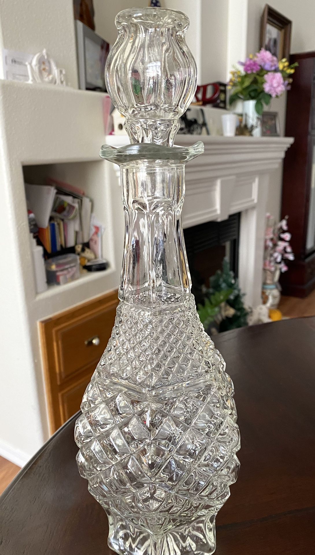 Crystal-Lead - Cap  Liquor Decanter …$9.00