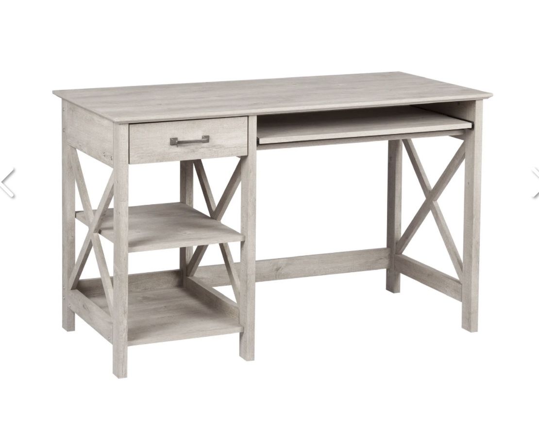 Saint Birch Honduras Washed Gray 47 Inch Writing Desk
